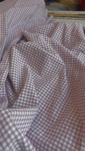Load and play video in Gallery viewer, 1/4 inch organic cotton gingham rose - 1/2 meter
