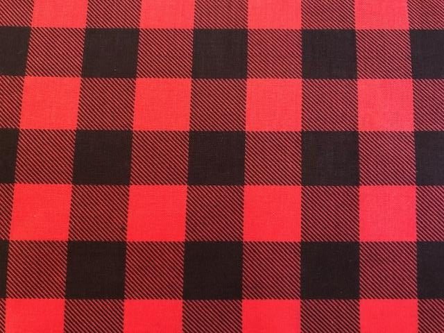 Quilting Cotton  - Buffalo Check - 1/2 meter