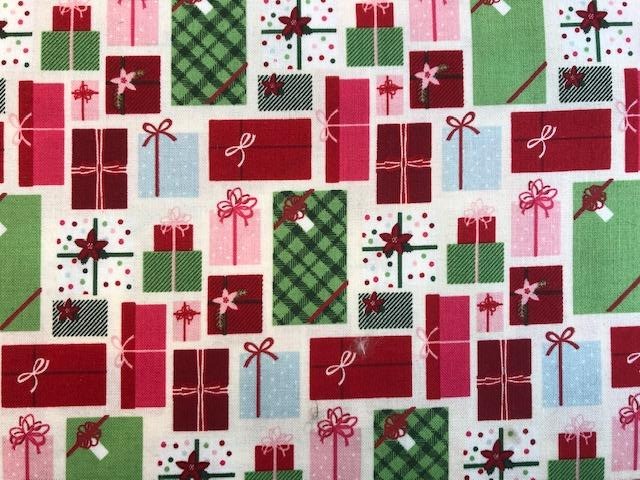 Quilting Cotton - Christmas Presents - 1/2 metre