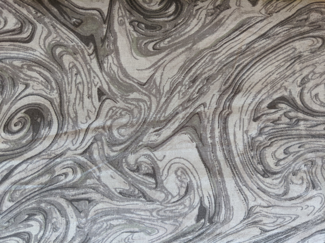 Quilting Cotton - Marbled - Grey (Wide width) - 1/2 meter