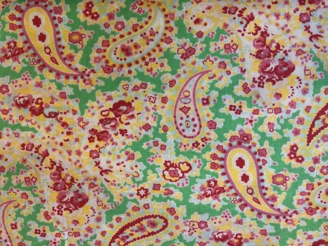Quilting Cotton  - Paisley - 1/2 meter