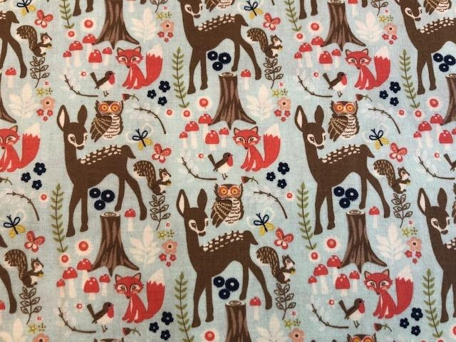 Quilting Cotton  - Woodlands Forest - 1/2 meter