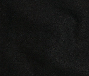 Boiled Wool  - Black - 1/2 metre