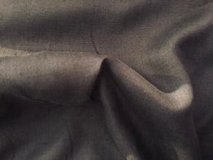 Linen Heavy - Charcoal- 1/2 metre