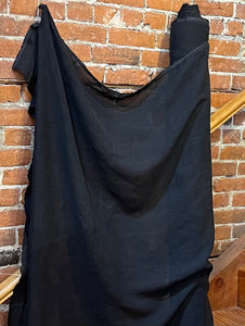 Linen Gauze Black - 1/2 metre