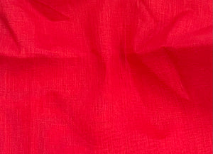 6 oz Medium Linen - Red - 1/2 metre