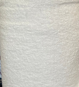 Boiled Wool  - Off White - 1/2 metre