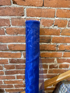Poly Organza Indigo Blue - 1/2 meter