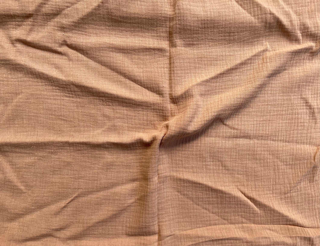 Cotton Double Gauze - Sand - 1/2 meter
