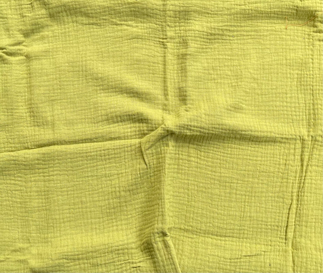 Cotton Double Gauze - Pistachio - 1/2 meter