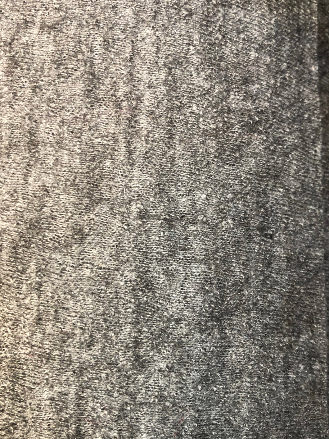 Boiled Wool  - Light grey mix - 1/2 metre