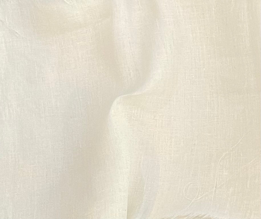6 oz Medium Linen - Soft White - 1/2 metre