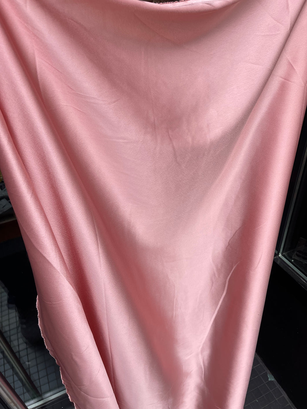 Light Weight Poly Satin Dusty Rose - 1/2 meter
