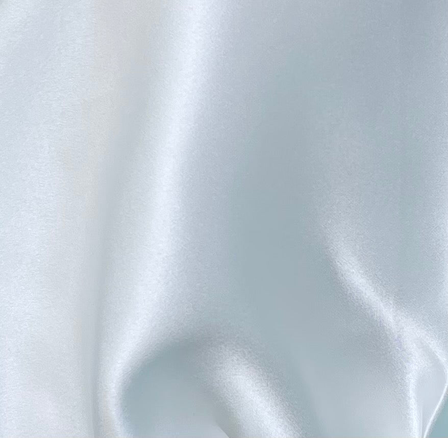 Silk Charmeuse White - 1/2 meter