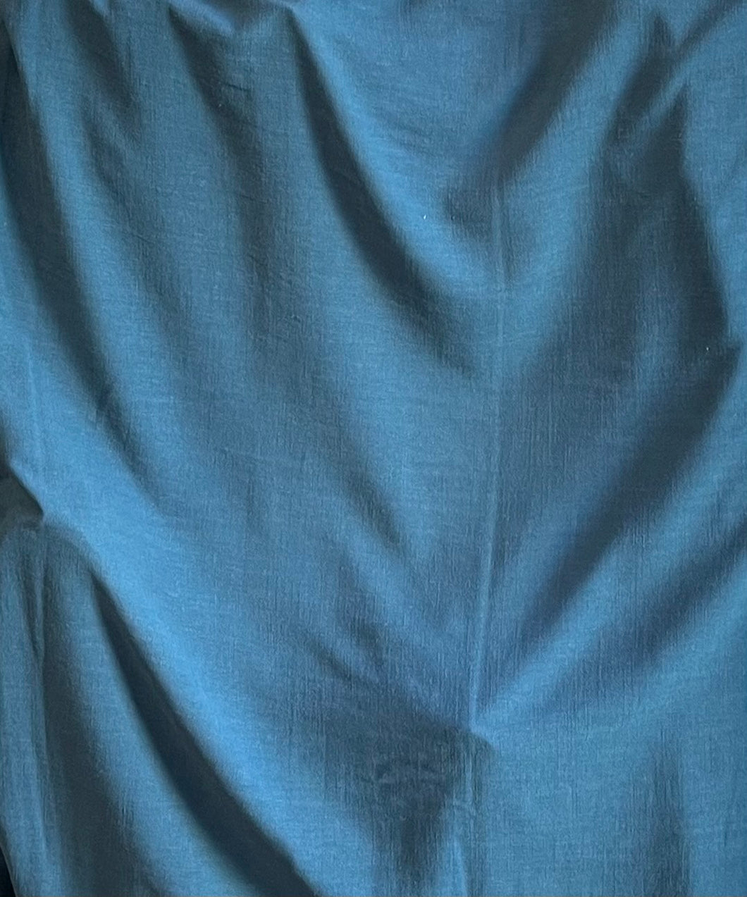 Linen Viscose Noil - Denim blue - 1/2 metre