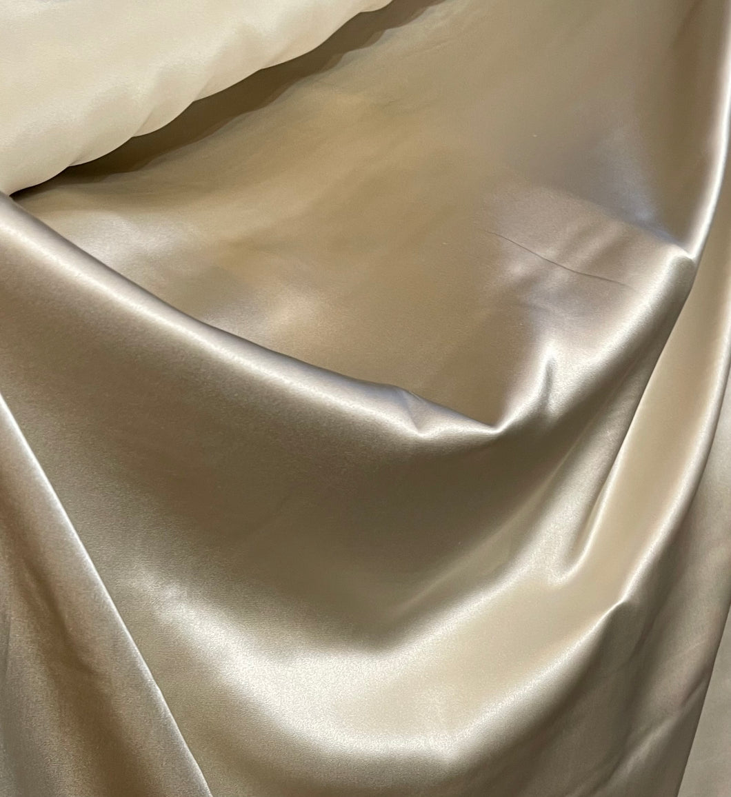 Silk Charmeuse Champagne - 1/2 meter