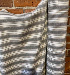 Linen Stripes - green- 1/2 metre
