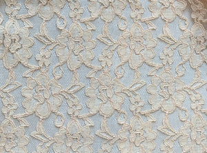 Lace - corded lace Cream - 1/2meter