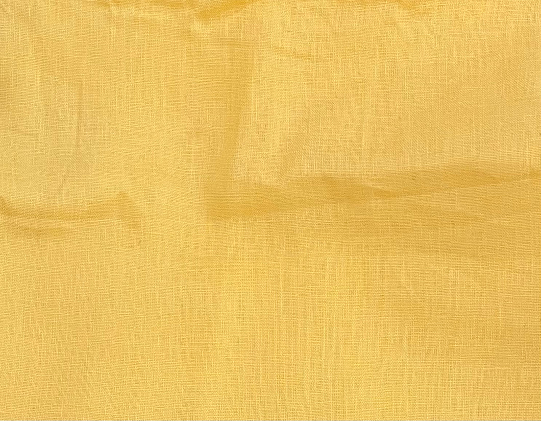 6 oz Medium Linen - Yellow - 1/2 metre