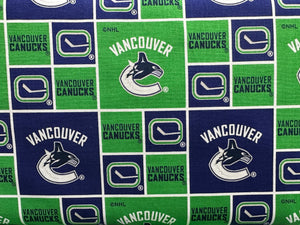 Quilting Cotton  - Vancouver Canucks - 1/2 meter