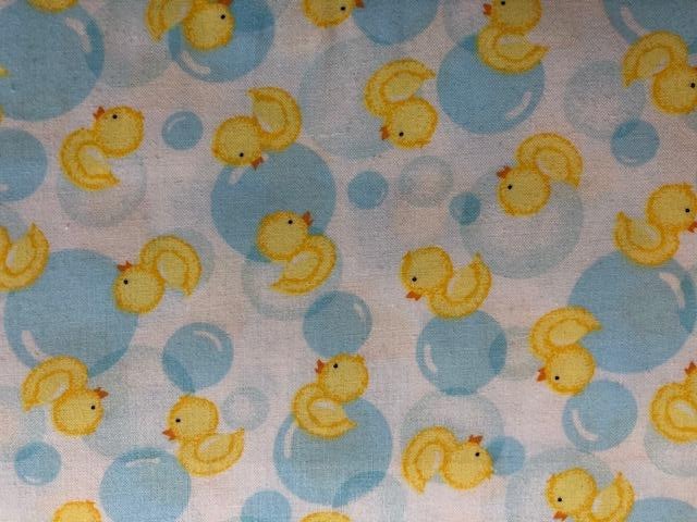 Quilting Cotton  - Yellow ducks - 1/2 meter